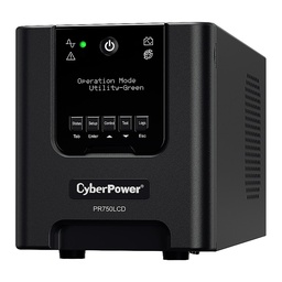 [649532602490-C] Ups/no  Break Cyberpower Pr750lcd 750va/525w Onda Senoidal 6cont