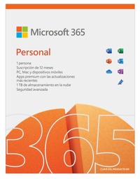 [889842863307-M] Microsoft                         365 Personal Lic Fpp- Uso Domestico- One Drive (qq2-01445)