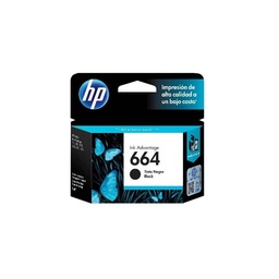 [F6V29AL] Cartucho                                                                                                                                                                                         Hp 664 Negro (f6v29al)