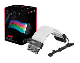 [Dim-31039] CABLE DE EXTENSION ADATA XPG PARA MOTHERBOARD PSU 24 PINES LED ARGB 16 AWG ARGBEXCABLE-MB