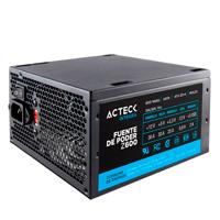 [7506215909594-E] Fuente                                                                                                                                                                                                                                                                                                                                                                                                                                                                                                                                                                                                                                                                                                                                                                                                                                                                                                                                                                                                                                                          De Poder Acteck Af-b600p 600w 2 Sata 24 Pines Negro Es-05003