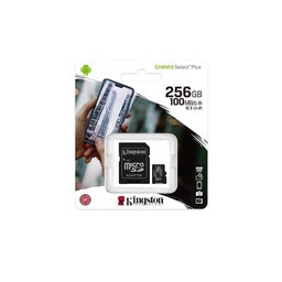 [740617298710-K] Memoria Micro Sdxc 100r A1 Cl10 Kingston 256 Gb (sdcs2/256gb)