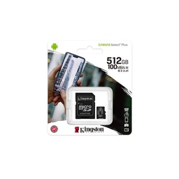 [740617298727-K] Memoria Micro Sdxc 100r A1 Cl10 Kingston 512 Gb (sdcs2/512gb)