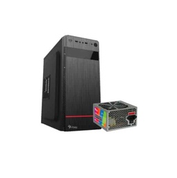 [7503028126392-S] Gabinete Stylos Atx 2 X 3,25 Hdd,1 X 2.5 Ssd, 500w ( Stpgac4b)