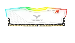 [Dim-TF4D416G3200HC16CDC01] Kit Memoria RAM Team Group T-Force RGB White DDR4, 3200MHz, 16GB (2 x 8GB) TF4D416G3200HC16CDC01