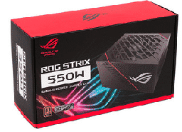 [dim-ROG-STRIX-550G] Fuente   De Poder ASUS Rog-strix-550g 80 Plus Gold 550w Atx 12v 0db