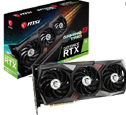 [dim-msi3060tigamingx] Tarjeta   De Video MSI Nvidia Geforce RTX 3060 Ti 8gb GDDR6 Gaming X Trio (max 1pz Por Cliente)