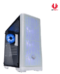 [Dim-BFC-NVM-300-WWGKW-4R] GABINETE BITFENIX NOVA MESH BLANCO CRISTAL TEMPLADO RGB EDITION AURA SYNC