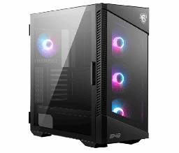 [824142252321-M] Gabinete                                                                                                                                                                                                                                                                                                                                                                                                                                                                                                                                                            Msi Mpg Velox 100r Black Rgb Mid Tower Atx 4 Fan Usb 3.2 Gen1