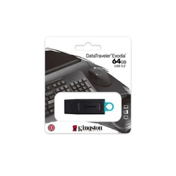 [dim-DTX/64GB] Memoria       Flash Kingston 64 Gb USB 3.2 Gen 1 (dtx/64gb) Pue