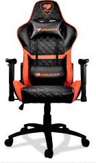 [Dim-29080-1] SILLA PARA GAMING COUGAR ARMOR ONE  BLACK/ORANGE  MAX 120KG RECLINABLE