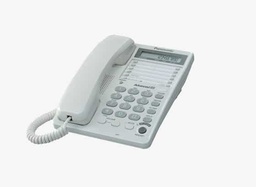 [037988472789-P] Panasonic  Telefono Alambrico Con Lcd Altavoz Blanco(kx-ts108)