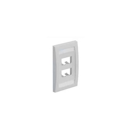 [07498303340-P] Placa  Frontal Panduit /4 Modulos/mini-com/blanco/(cfpe4iwy)