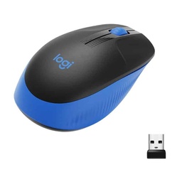 [097855159946-L] Mouse Logitech M190 Inalambrico Ambidiestro Azul (910-005903)