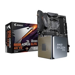 [Dim-SET-4750G-B550AORUSAX] SET PROCESADOR AMD RYZEN 7 PRO 4750G 3.6GHZ + MOTHERBOARD GIGABYTE B550 AORUS ELITE AX V2