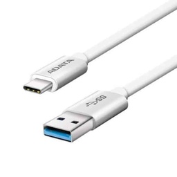 [4712366969049-A] Cable  Adata Tipo C- Usb 3.1 1m Blanco (aca3al-100cm-csv)
