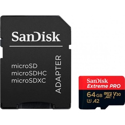 [619659169794-S] Memoria                                                                                                                                                                                                                                                                                                                                                                                                                                                                                                                                                                                                                                                                                                                                                                                                                                                                                                                                              Sandisk Micro Sd Extreme Pro 64gb V30 A2 (sdsqxcy-064g-gn6ma)