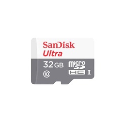 [619659184377-S] Memoria                                                                                                                                                                                                                                                                                           Sandisk Micro Sdhc Ultra 32gb Cl10 (sdsqunr-032g-gn3ma)