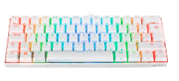 [Dim-VG-KM981-WHT-BLU] TECLADO MECANICO PARA GAMING VSG MINTAKA KAILH AZUL VG-KM981-WHT-BLU BLANCO
