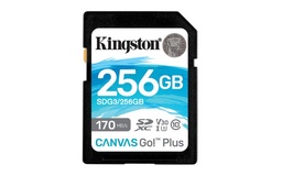 [740617301519-K] Memoria                                                                             Kingston Sdxc Canvas Go! Plus 170rc10 Uhs-i U3 V30(sdg3/256gb)