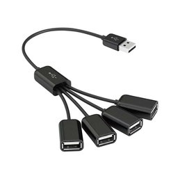 [7502266672593-V] Concentrador Vorago Hu-101 4 Puertos Usb Pulpo