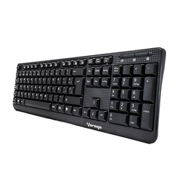 [7502266673842-V] Teclado  Vorago Kb-102 Multimedia Usb Negro