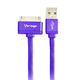 [7502266674108-V] Cable                                                                                                                                                                                                                                                                                                                                                                                                                                                                                                        Vorago Cab-118 Usb-apple Dock 1 Metro Morado Bolsa