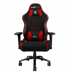 [7502266676973-G] Silla Game Factor Tela Reclinable 4d, Metal Negra/roja Cgc600-rd