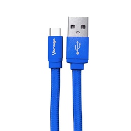 [7502266677611-V] Cable                                                                                                                                                                                                                                                                                                                                                                                                                                                                                                                                                                                                                                                                                                                                                                                                                                                                                                                          Vorago Cab-123 Usb-tipo C  1 Metro Carga Rapida Azul