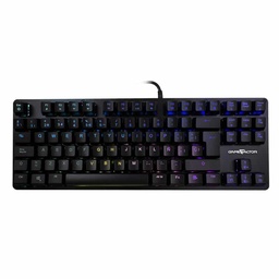 [7502266678762-G] Teclado Mecanico Tkl Game Factor Rgb,usb Negro, Switch Blue Kbg500-bl