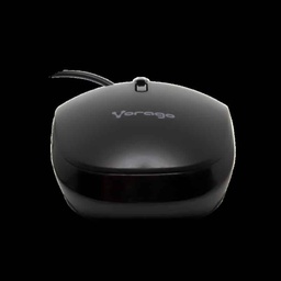 [7502266678984-V] Mouse Vorago Negro Optico Alambrico 4 Bot. Usb 800/1,200 Dpi Mo-100