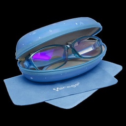[7502266679165-V] LENTES PARA PC/TABLET VORAGO KG-200,KIDS,ANTIBLUE LIGHT,ESTUCHE AZUL