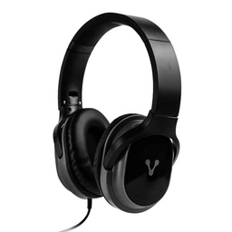 [7502266679592-V] Diadema  Alta Fidelidad Con Mic Vorago Hp-301 (un Solo Jack 3.5) Negra