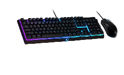 [dim-MS-111-KKMF1-LS] KIT TECLADO Y MOUSE COOLER MASTER MS111 RGB MS-111-KKMF1-LS español pue