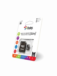 [7503024582888-S] Memoria Micro Sd Stylos 32gb S/a Clase 10 (stmsds3b)