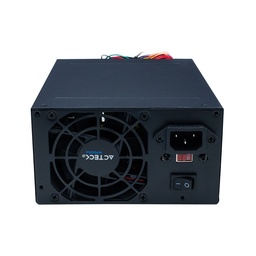 [7506215909570-E] Fuente                                                                                                                                                                                                                                                                      De Poder Acteck 500w 2 Sata 24 Pines Negro R-500 Es-05001