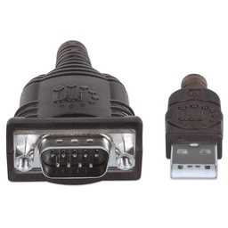 [766623151849-M] Convertidor                                                                                                                              Manhattan Usb A Serial Db9m 1.8 Mts 115 Kbps 151849