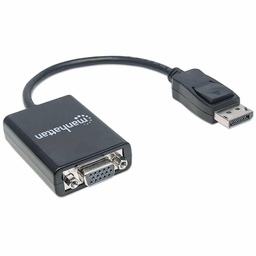 [766623151962-M] Adaptador Manhattan Displayport M A Vga H 15cm 151962