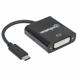 [766623152051-M] Convertidor                                                                                                                                                                                                                                                                                                                                                                                                                                                                                                 Manhattan De Video Usb-c A Dvi Hembra 152051