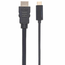 [766623152235-M] Cable  Usb Manhattan Tipo C M-hdmi M 1.0m V3.1 4k 152235