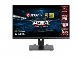 [Dim-MAG274QRF] MONITOR PARA GAMING MSI OPTIX MAG274QRF LED 27 PULGADAS QUAD HD WIDE GSYNC 165HZ HDMI