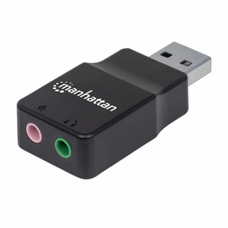 [766623152754-M] Convertidor  Manhattan Usb 2.0 A Tarjeta Sonido 2.1 152754