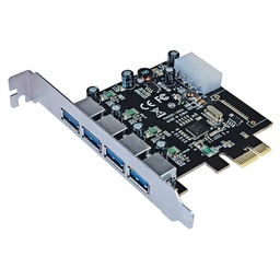 [766623152891-M] Tarjeta Usb 3.0 Manhattan Pci Express 4 Ptos 152891