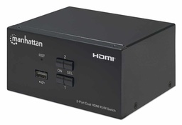 [766623153522-M] Mux                                                                                                                                                                                                                                                                                                                                                                                                                                                                      Kvm Manhattan Hdmi 2 Ptos Para 2 Monitores 4k@30hz 153522