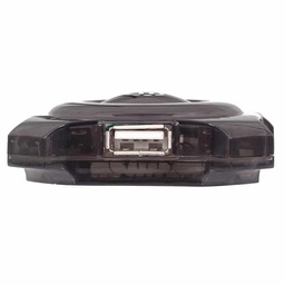 [766623162272-M] Concentrador Mini Hub Manhattan Usb 4 Ptos Negro 162272