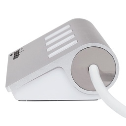 [766623163767-M] Hub Manhattan Usb A V3.0 Chasis De Aluminio 4 Pto Alim Por Bus 163767