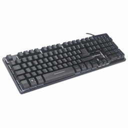 [766623178457-M] Teclado                                                                                                                                                                                                                                                                                                                                                                                                                                                                               Gaming Usb Base Metalica Led Luces Multicolor Manhattan 178457