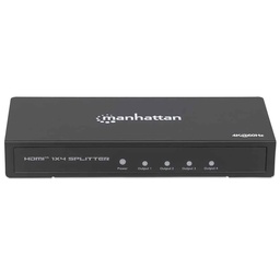 [766623207805-M] Video  Splitter Manhattan Hdmi 4k@60hz 1 In 4 Out 3d Cascada 3 207805
