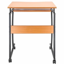 [766623207812-M] Escritorio Manhattan Compato C/ Bandeja Desli Para Teclado Cafe 207812