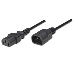 [766623301152-M] Cable  De Corriente Manhattan Monitor A Cpu 1.8m 301152